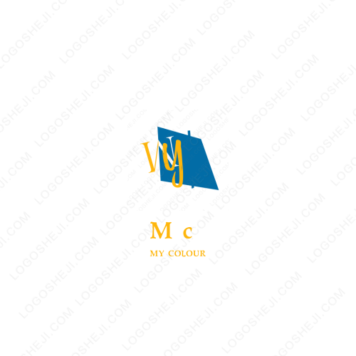 周小妹石材logo設計