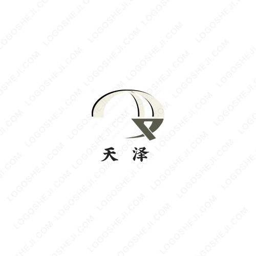 青衫撫茶logo設(shè)計