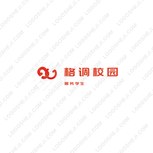 格調(diào)校園logo設(shè)計