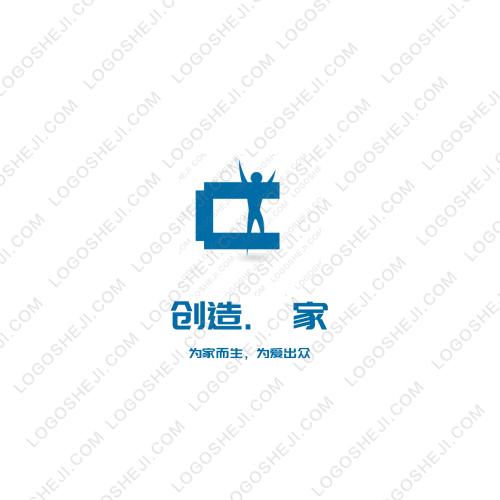 雙月社區(qū)logo設(shè)計(jì)