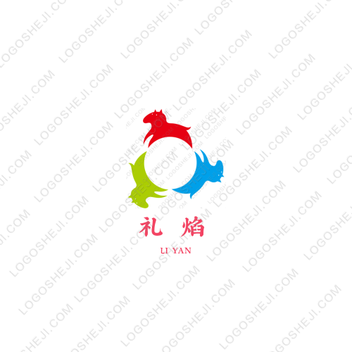 藍焰影視logo設(shè)計