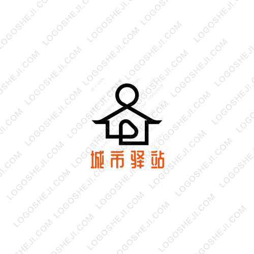 喜度簡餐logo設(shè)計(jì)