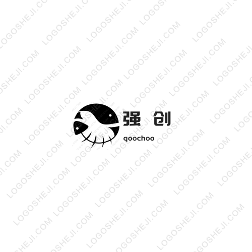 一只文案狗logo設計