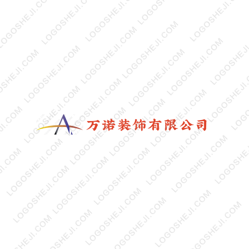 萬諾裝飾有限公司logo設計