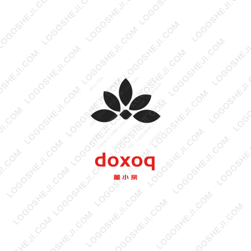 東明興花邊logo設(shè)計