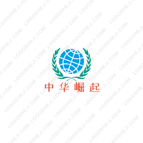 中華崛起logo設計