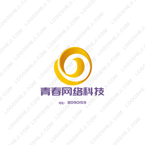 青春網(wǎng)絡(luò)科技logo設(shè)計(jì)