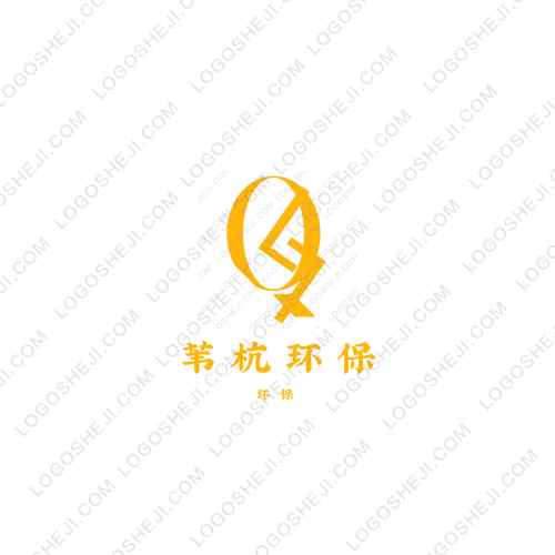 葦杭環(huán)保logo設(shè)計