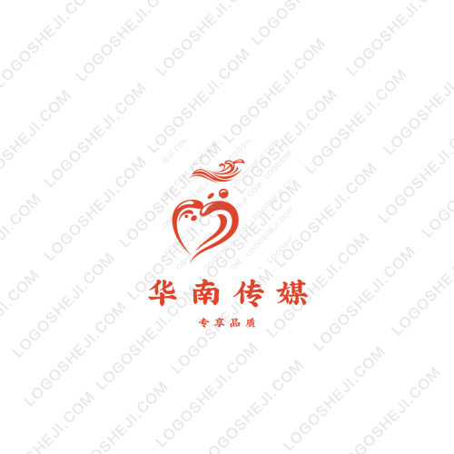 華南傳媒logo設(shè)計(jì)