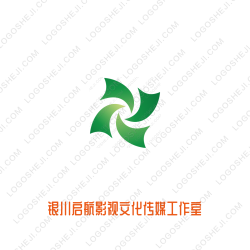 藍焰影視logo設(shè)計