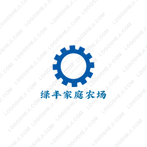綠豐家庭農(nóng)場logo設(shè)計