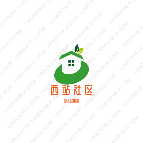 西站社區(qū)logo設(shè)計