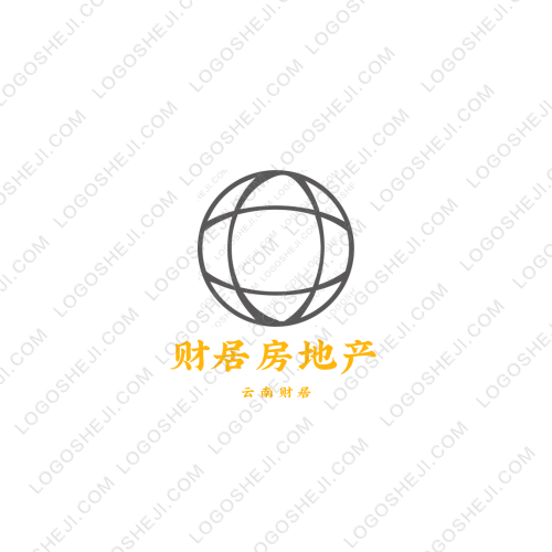 財居房地產(chǎn)logo設(shè)計