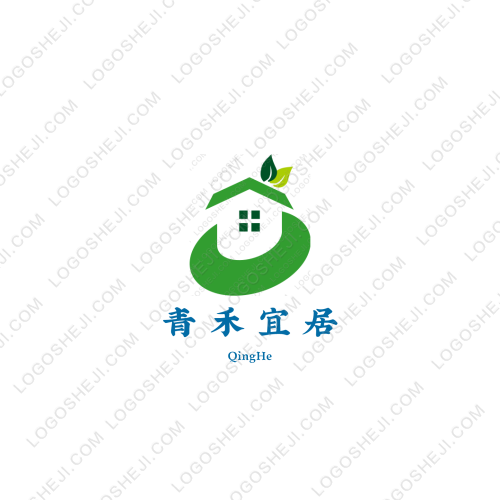 青禾宜居logo設計