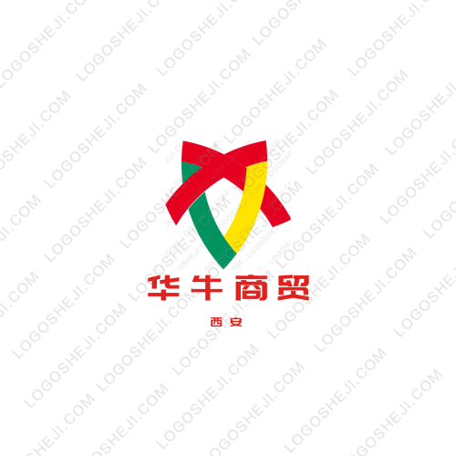 華牛商貿(mào)logo設(shè)計(jì)