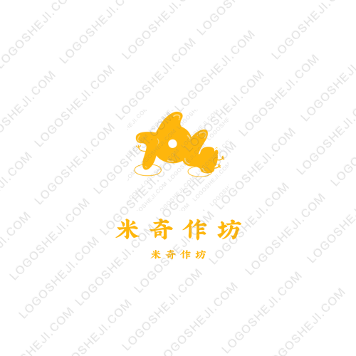 米奇作坊logo設計