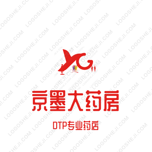 京墨大藥房logo設(shè)計