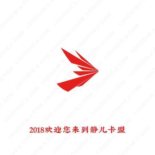 白地藍天家具城logo設計