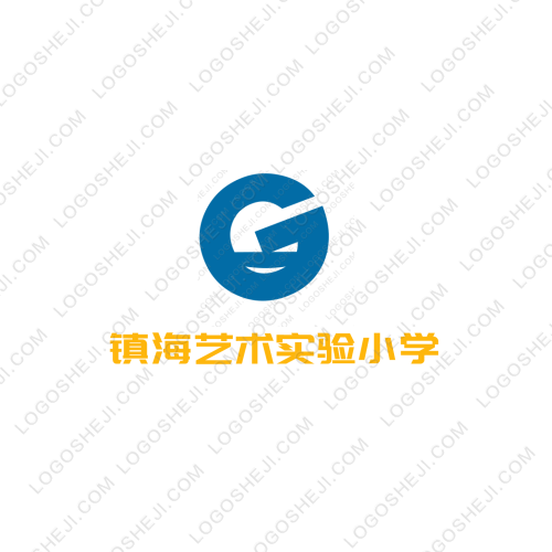 鎮(zhèn)海藝術實驗小學logo設計