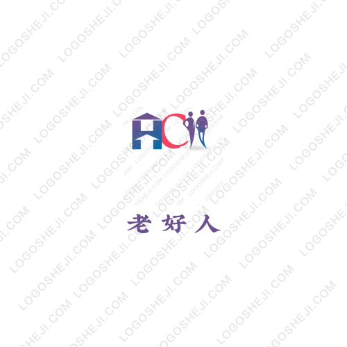 老好人logo設(shè)計