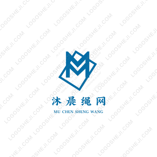 沐晨繩網(wǎng)logo設(shè)計(jì)