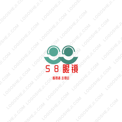 58眼鏡logo設(shè)計(jì)
