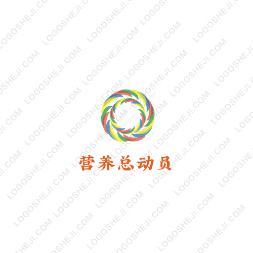 營養(yǎng)總動員logo設計