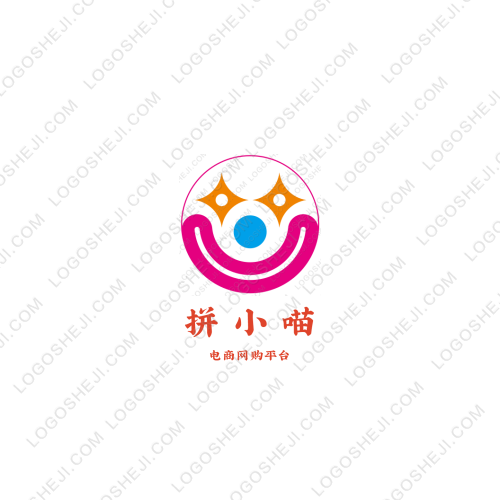 拼小喵logo設(shè)計(jì)