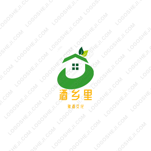 酒鄉(xiāng)里logo設計