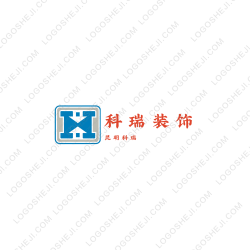 科瑞裝飾logo設計
