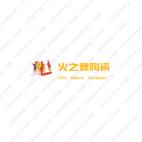 火之舞陶瓷logo設(shè)計(jì)