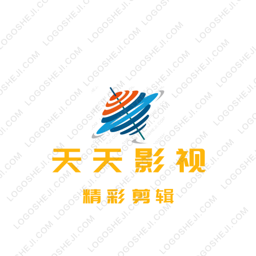 天天影視logo設(shè)計(jì)