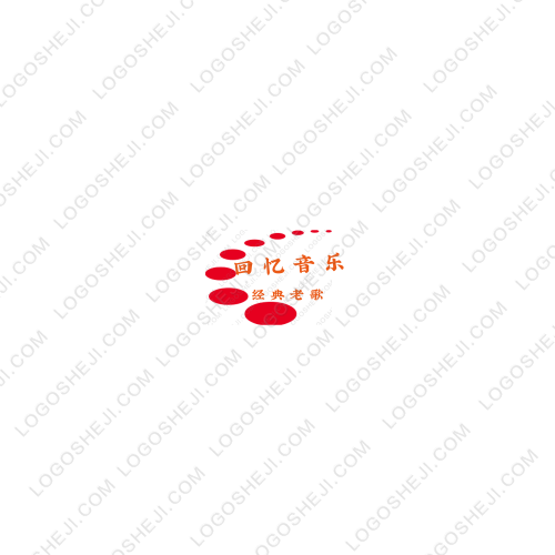 回憶音樂logo設計