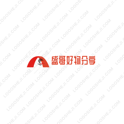 盛哥好物分享logo設(shè)計