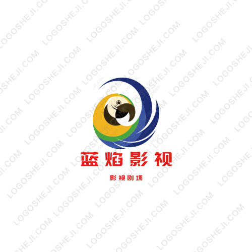 藍(lán)焰影視logo設(shè)計(jì)
