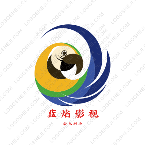 藍(lán)焰影視logo設(shè)計(jì)