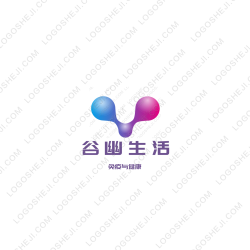 谷幽生活logo設(shè)計