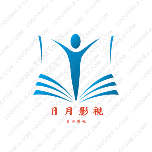 日月影視logo設(shè)計