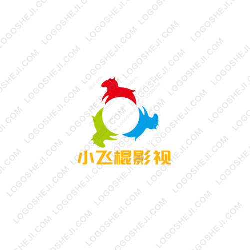 小飛棍影視logo設(shè)計(jì)