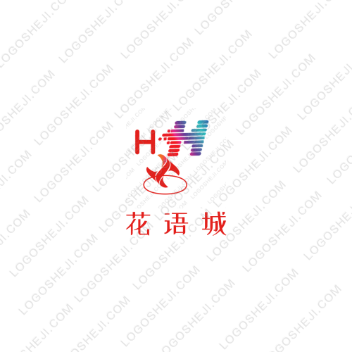花語城logo設(shè)計