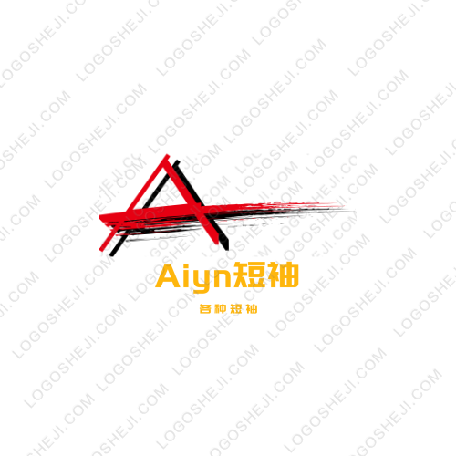 Aiyn短袖logo設(shè)計